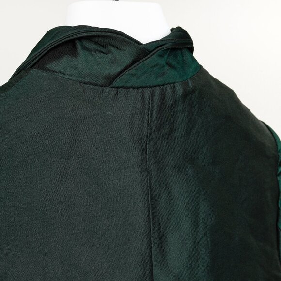 Marni Deep Green Metal Fibre Retro Swing Coat - Picture 8 of 11